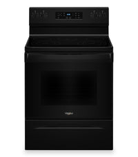 Cuisinière électrique Whirlpool de 5,3 pi3 et de 30 po avec 5 éléments - noire - YWFES3330RB
