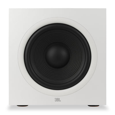 JBL Stage 220P 12" 500W Powered Subwoofer - White (JBL220PWHTAM) | Caisson d’extrêmes graves amplifié de 500 W JBL Stage 220P de 12 po – blanc (JBL220PWHTAM)