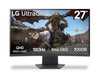 Moniteur de jeu UltraGear de LG de 27 po à 180 Hz et 1 ms (GàG) avec HDR10 et FreeSync AMD (27GS60QX-B.AUSQ)