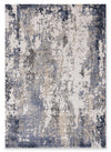 Carpette Lucas vieillie 6 pi 7 po x 9 pi 6 po - bleue
