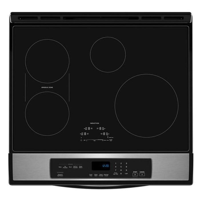 Cuisinière à induction Whirlpool de 6,4 pi3 avec friture à air sans préchauffage - acier inoxydable - WSIS5030RZ