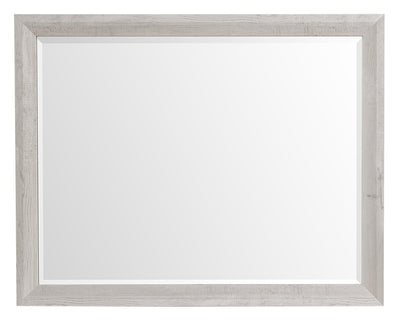 Lark Bedroom Dresser Mirror - Rustic White | Miroir de commode de chambre à coucher Lark - blanc rustique