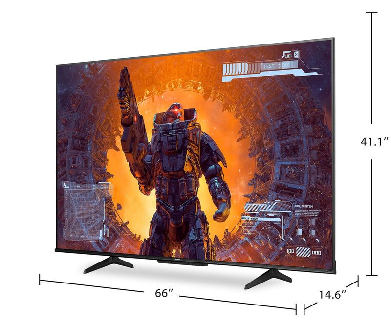 Téléviseur intelligent QLED HISENSE UHD 4K de 75 po à 144 Hz avec HDR10+, Dolby VisionMC et Google TVMC (75QD7N)