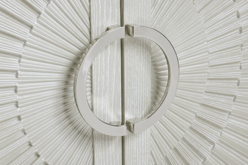 Commode verticale Vida de 45 po (L) x 64 po (H) avec armoire à 2 portes et tablettes réglables pour la chambre à coucher - sable