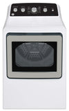Sécheuse à gaz GE de 7,2 pi³ avec cycle SaniFresh - blanche - GTD49GBMRWS