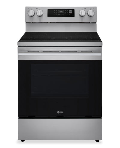 LG 30" 6.3 Cu Ft. Smart Electric Range with ProBake Convection and EasyClean - LREN6321YE | Cuisinière intelligente électrique LG de 6,3 pi³ et de 30 po avec convection ProBake ConvectionMD et EasyCleanMD - LREN6321YE
