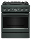 Cuisinière hybride KitchenAid de 4,1 pi3 avec mode de friture à air sans préchauffage - genièvre - KFDS930SJP