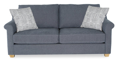 Finesse 81" Contemporary Chenille Fabric Sofa - Flint Moss | Sofa contemporain Finesse de 81 po en tissu de chenille - mousse de silex