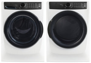 Laveuse à chargement frontal Perfect SteamMC de 5,2 pi³ et sécheuse à gaz de 8 pi³ Electrolux - blanches