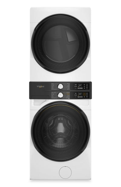 Whirlpool Front-Load Laundry Tower with 5.2 Cu. Ft. Washer and 7.4 Cu. Ft. Electric Dryer - White - YWEF5727TW
