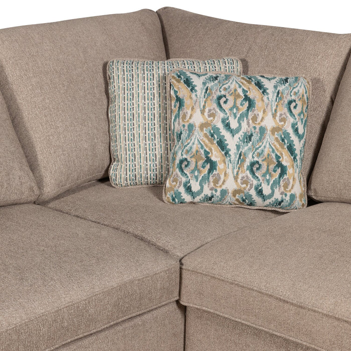 Sofa-lit sectionnel Haven de Scott Living 3 pièces en tissu de chenille - taupe