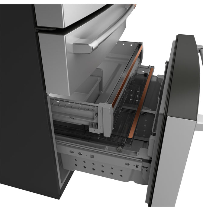 Réfrigérateur 4 portes Café de 23,2 pi3 et de 36 po de profondeur comptoir à portes françaises - acier inoxydable - CJE23DP2WS1