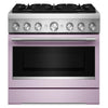 Cuisinière hybride KitchenAid de 5,1 pi3 avec friture à air sans préchauffage - fleurs sauvages - KFDS936SWF