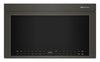 Four à micro-ondes à hotte intégrée intelligent multifonctionnel KitchenAid à installation affleurée - Minerai noir - YKMMF730PBE