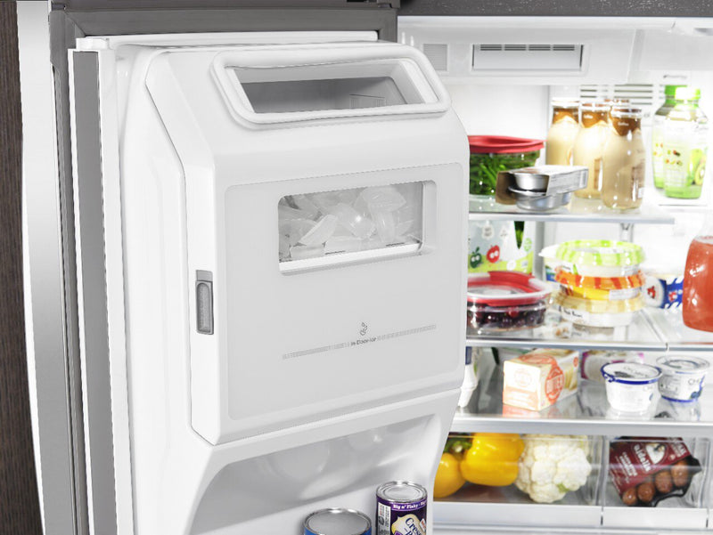 Réfrigérateur Whirlpool de 26 pi³ et de 36 po à portes françaises - acier inoxydable résistant aux traces de doigts - WRMF7736PZ