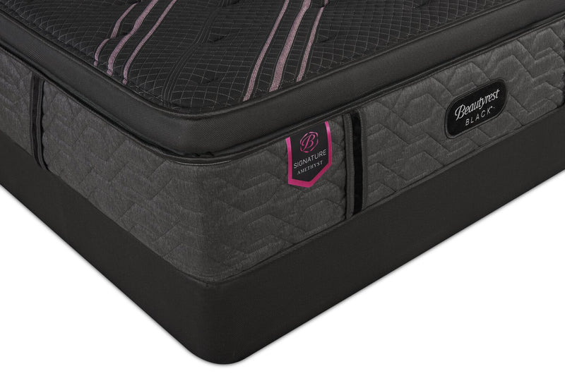 Ensemble Matelas à Euro-plateau Amethyst Signature de Beautyrest BlackMD pour grand lit