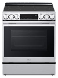 Cuisinière induction encastrée intelligente LG de 6,3 pi3 avec friture à air - LSIL6336XE