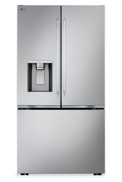 LG 36" 24 Cu. Ft. Counter-Depth MAX™ Zero Clearance™ French-Door Refrigerator - LF24Z6330S | Réfrigérateur LG de 24 pi3 et de 36 po de profondeur comptoir Counter-Depth MAXMC à portes françaises avec système de charnières Zero ClearanceMC - LF24Z6330S