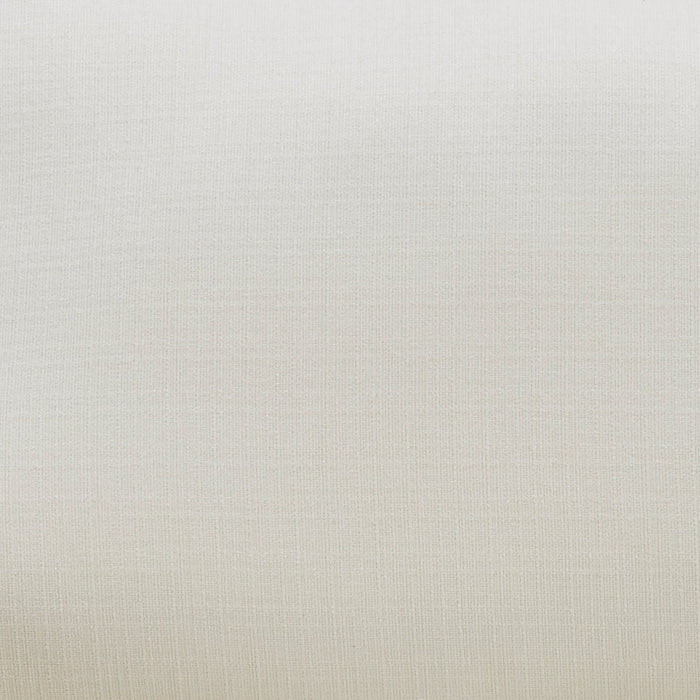 Fauteuil Gena de Cindy Crawford Home de 38,5 po en tissu d’apparence lin avec coussin de dossier amovible - blanc coton