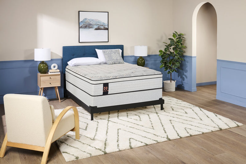 Ensemble Matelas moelleux à Euro-plateau Alora PosturepedicMD Plus de Sealy pour lit simple