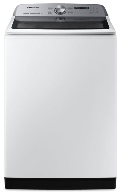 Samsung 6 Cu. Ft. Smart Top-Load Washer with Super Speed Wash - White - WA52DG5500AWUS | Laveuse intelligente Samsung à chargement par le haut de 6 pi3 avec lavage Super Speed - blanche - WA52DG5500AWUS | WA52DG55