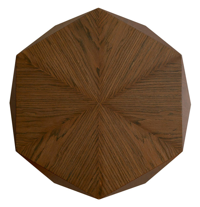 Table de bout moderne Dawson de 19 po - brun clair