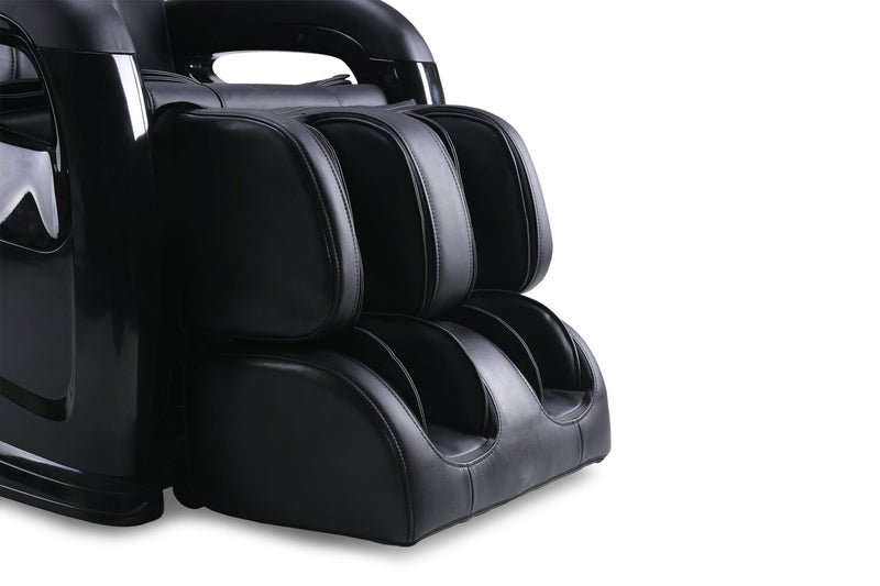 Fauteuil de massage inclinable Remedy de 48,4 po en similicuir - noir