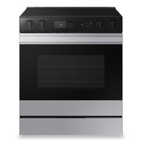 Cuisinière intelligente électrique encastrée Samsung de 6,3 pi³ avec caméra de four - acier inoxydab…