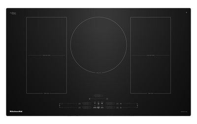 KitchenAid 36" 5-Element Induction Cooktop - Stainless Steel - KCIT736SBL | Surface de cuisson à induction KitchenAid de 36 po à 5 éléments - acier inoxydable - KCIT736SBL