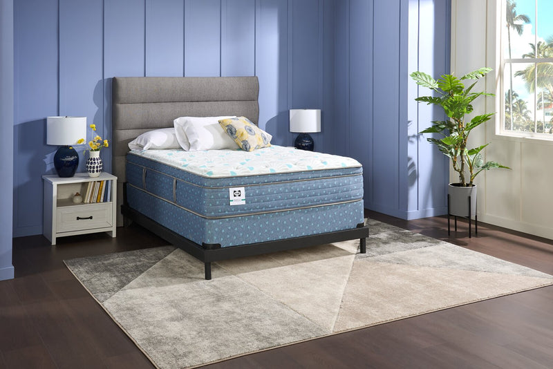 Matelas à Euro-plateau Mykonos Resort Luxury Posturepedic Crown Jewel de Sealy pour grand lit