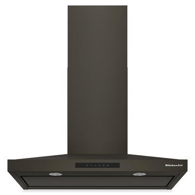 KitchenAid 36" Wall-Mount 4-Speed Canopy Range Hood – Black Ore - KVWC736SBE | Hotte de cuisinière murale KitchenAid de 36 po de style auvent à 4 vitesses - minerai noir - KVWC736SBE