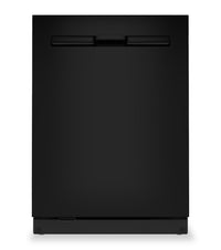 Lave-vaisselle encastré Maytag de 24 po et de 47 dBA avec commandes sur le dessus - noir - MDPS7024SB