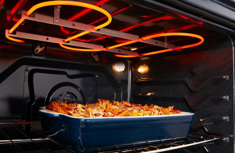 Cuisinière à gaz encastrée Maytag de 5 pi³ et de 30 po avec friture à air sans préchauffage - acier inoxydable résistant aux traces de doigts - MSGS7030SZ