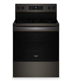 Cuisinière électrique Whirlpool de 5,3 pi3 avec friture à air sans préchauffage - acier inoxydable noir - YWFES5030RV