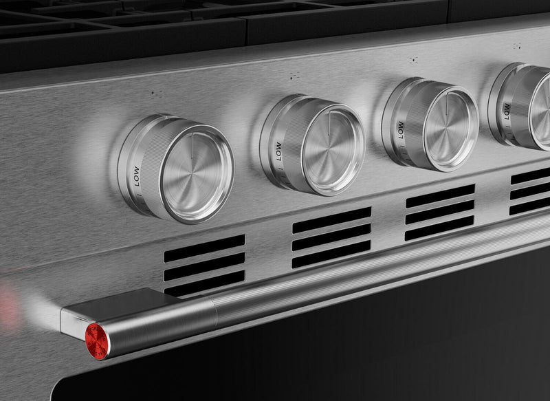 Cuisinière intelligente à gaz KitchenAid de 5,0 pi3 et de 30 po avec modes par convection - acier inoxydable résistant aux traces de doigts - KFGS530SPS
