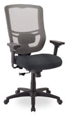 Chaise de bureau Dante de Tempur-Pedic de 26,4 po - grise avec dossier à mailles
