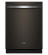 Lave-vaisselle encastré Whirlpool de 24 po, 47 dBA – acier inoxydable noir résistant aux traces de doigts - WDTS8024SV