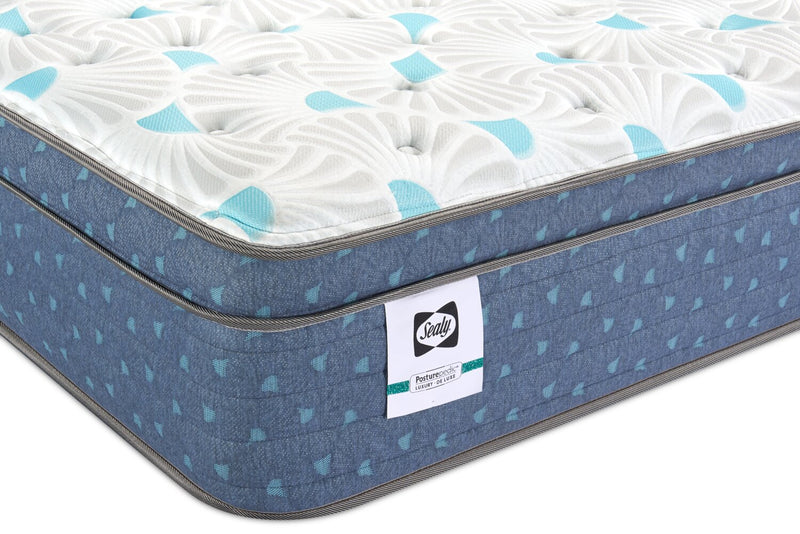 Matelas à Euro-plateau Mykonos Resort Luxury Posturepedic Crown Jewel de Sealy pour grand lit