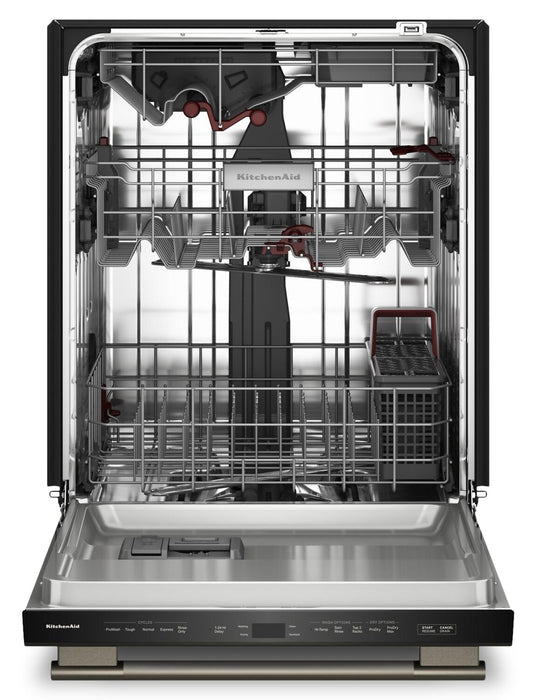 Lave-vaisselle KitchenAid de 24 po et de 44 dBA avec troisième panier 360° Max JetsMC - minerai noir - KDTS424SBE