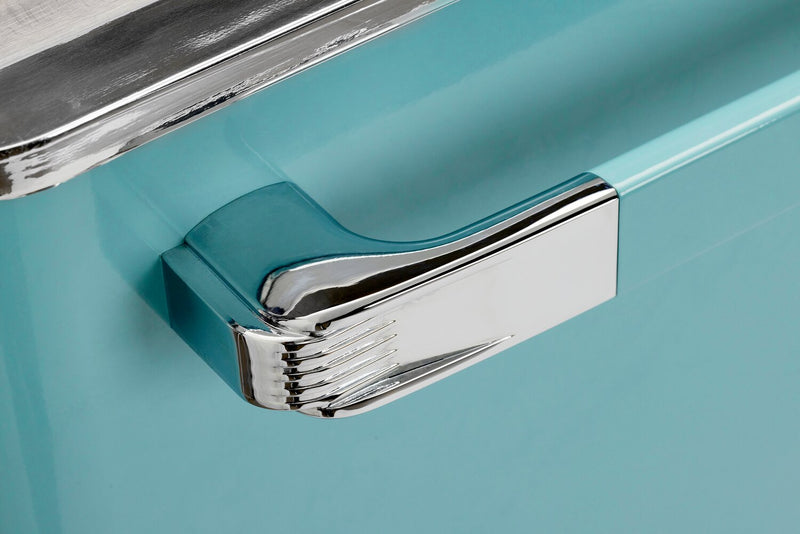 Lave-vaisselle Classic Rétro par Unique de 24 po et de 45 dBA avec commandes sur le dessus - turquoise brume marine - UGP-24CR DW T