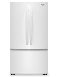 Réfrigérateur Whirlpool de 36 po et de 30,5 pi³ à portes françaises avec distributeur d’eau interne - blanc - WRFF3336SW
