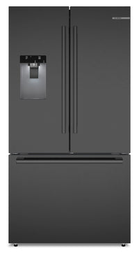 Réfrigérateur Bosch Série 500 de 36 po et de 26 pi3 à portes françaises - acier inoxydable noir - B36FD52SNB