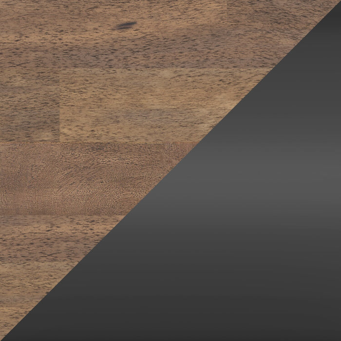 Ensemble de salle à manger Raven 5 pièces avec table à rallonge, 60 po à 78 po (L) et 4 chaises - deux teintes, noir et brun