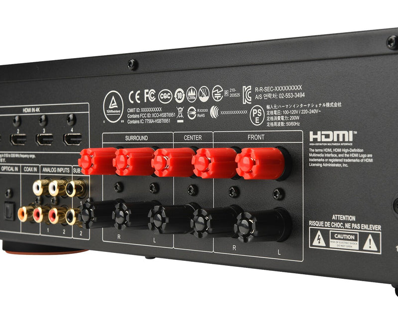 Récepteur AV à 5.2 canaux JBL MA310 4K – noir (JBLMA310BLKAM)