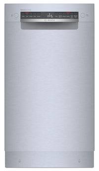 Lave-vaisselle intelligent Bosch série 300 de 18 po avec commandes à l’avant, PrecisionWash et 3e panier - SPE53C55UC