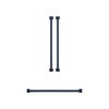 Ensemble de poignées et de boutons Thor Kitchen bleu métallisé pour réfrigérateur de 36 po - CKA-RF3621-BLU