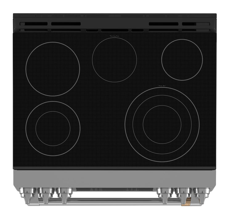 Cuisinière électrique Café de 5,7 pi3 et de 30 po avec cuisson dynamique - acier inoxydable - CRS70XAWCS1