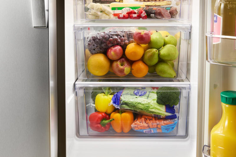 Réfrigérateur Whirlpool de 21 pi³ et de 36 po à compartiments juxtaposés - noir - WRSC5536RB