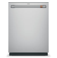 Lave-vaisselle intelligent Café CustomFit de 24 po et de 39 dBA avec commandes sur le dessus et 3e panier - acier inoxydable - CDT888P2VS1