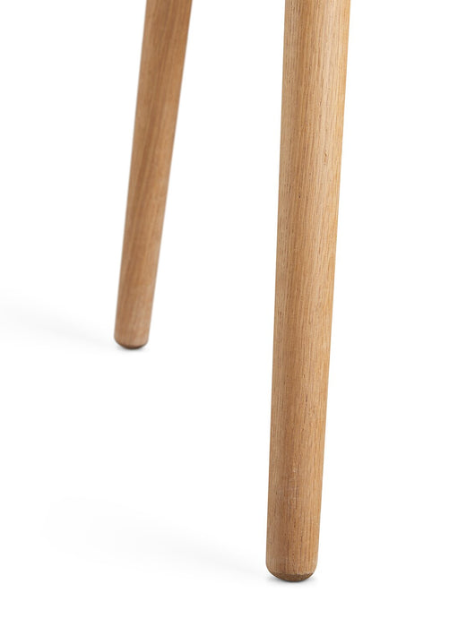 Table de bout ronde moderne Viola de 20 po - chêne naturel